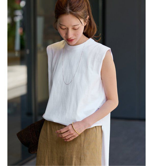 FRAMeWORK「ATON/エイトン 12/-AIR SPINNING ROUND HEM タンクトップ」|タンクトップ|