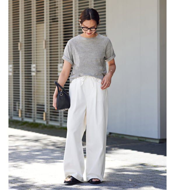 FRAMeWORK「ライトオンスデニムイージーパンツ」|デニム|