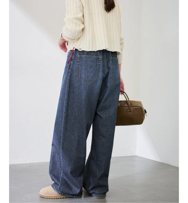 FRAMeWORK「ライトオンスデニムイージーパンツ」|デニム|