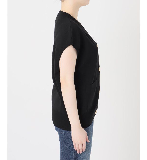 Spick and Span「《WEB限定追加3》ウォッシャブルVネックニットベスト」|ベスト・ジレ|