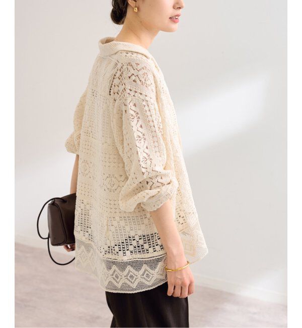 FRAMeWORK「≪追加≫アンティークレースOPカラーシャツ 2」|シャツ・ブラウス|