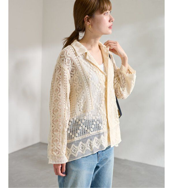 FRAMeWORK「≪追加≫アンティークレースOPカラーシャツ 2」|シャツ・ブラウス|