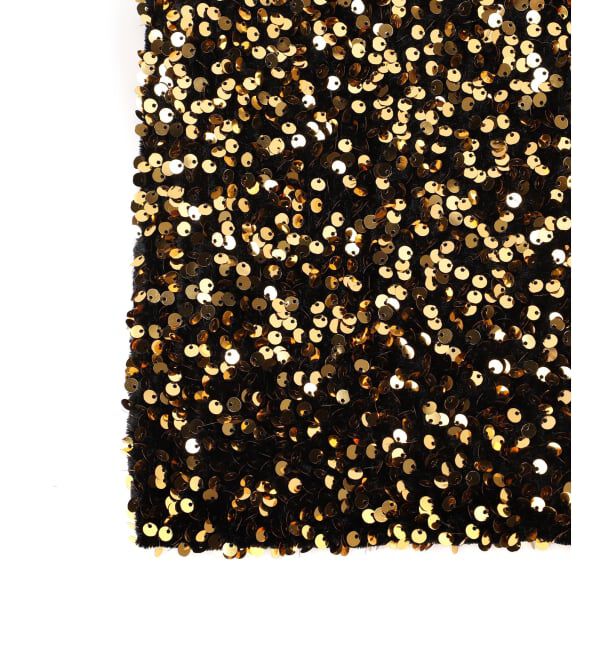 Spick and Span「《一部店舗+WEB限定》Uhr/ウーア SPANGLE VELOUR TOTE」|トートバッグ|