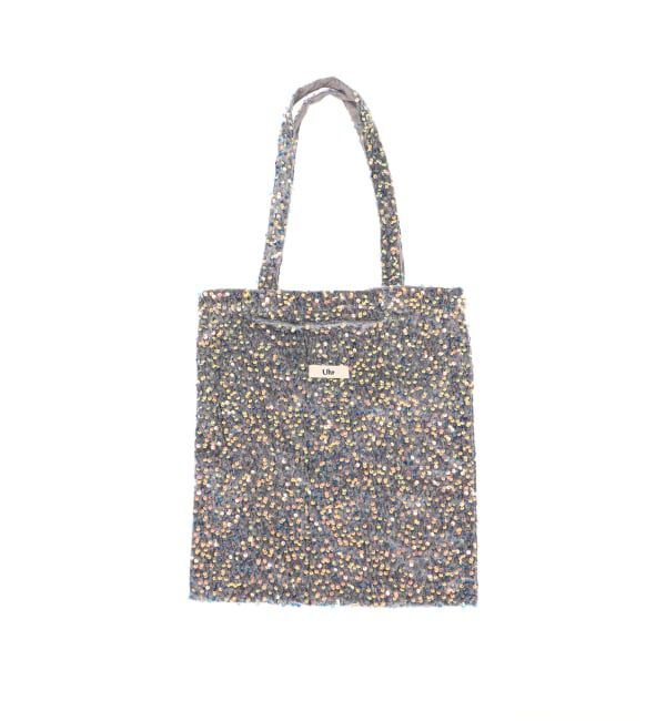Spick and Span「《一部店舗+WEB限定》Uhr/ウーア SPANGLE VELOUR TOTE」|トートバッグ|