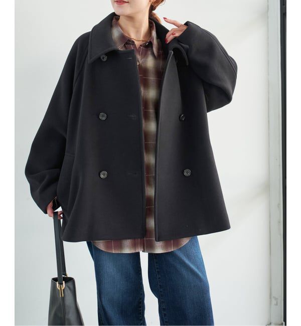 Spick and Span「《追加》S160スタンドカラーショートコート」|その他|