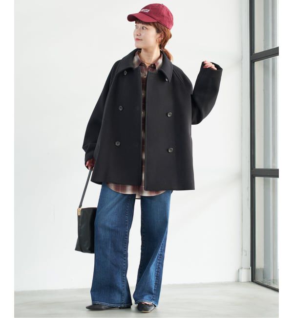 Spick and Span「《追加》S160スタンドカラーショートコート」|その他|