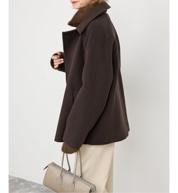 Spick and Span「《追加》S160スタンドカラーショートコート」|その他|