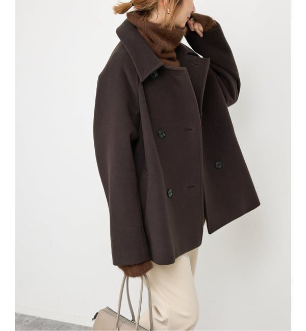 Spick and Span「《追加》S160スタンドカラーショートコート」|その他|