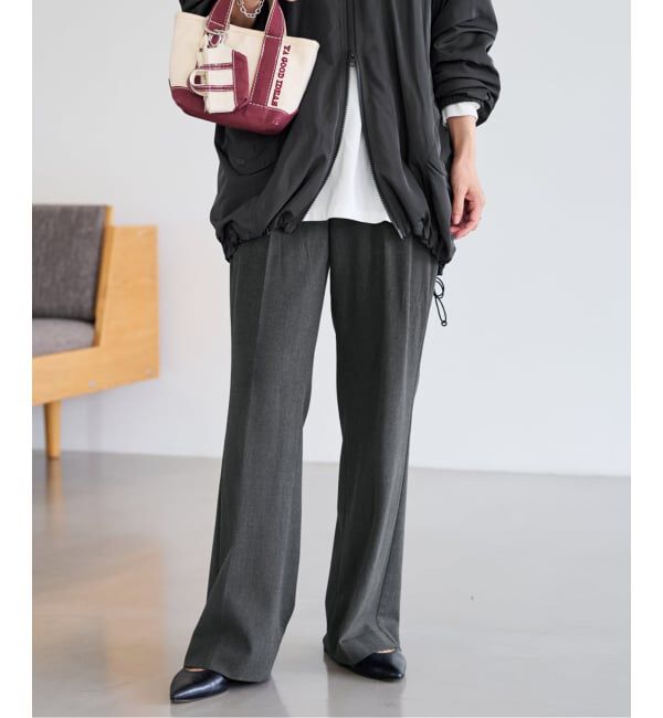 FRAMeWORK「≪追加≫裏起毛フレアパンツ 5」|スラックス|