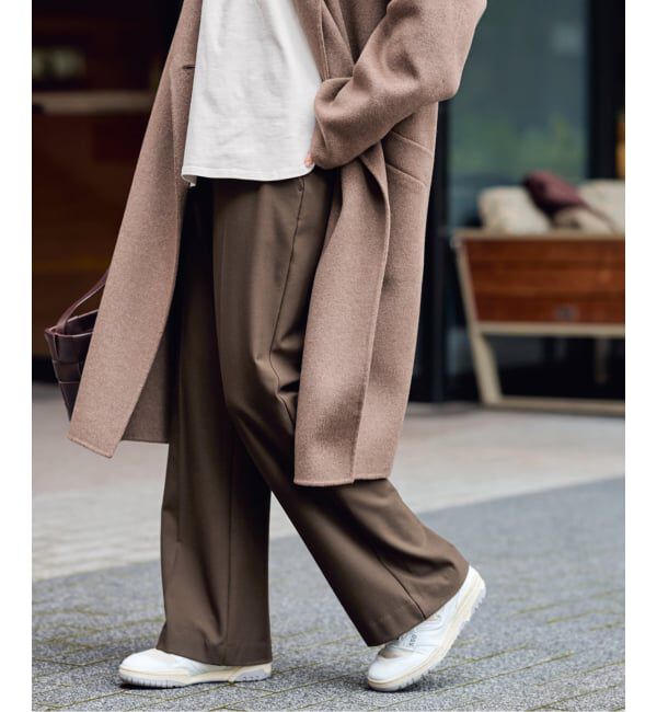 FRAMeWORK「≪追加≫裏起毛フレアパンツ 5」|スラックス|