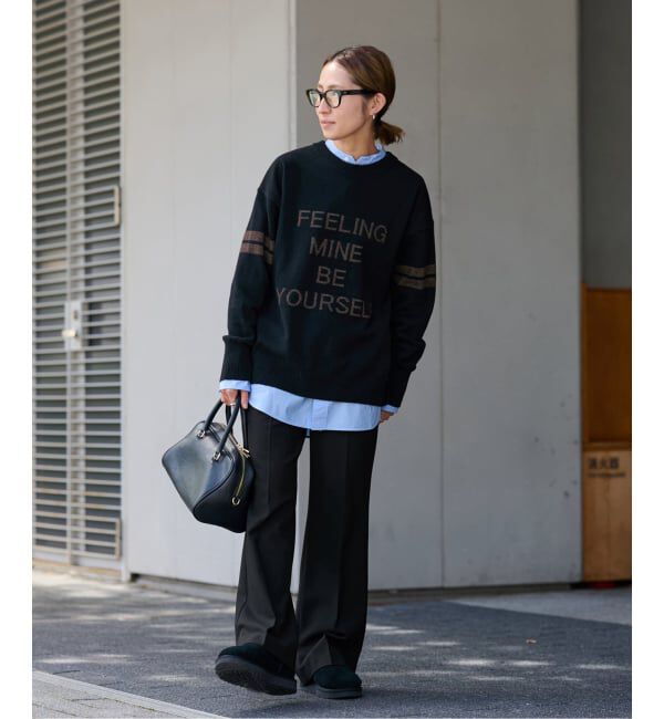 FRAMeWORK「≪追加≫裏起毛フレアパンツ 5」|スラックス|