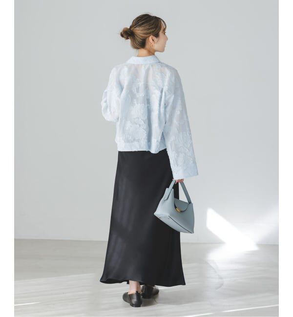 NOBLE「《予約》フラワージャガードショートシャツ」|シャツ・ブラウス|