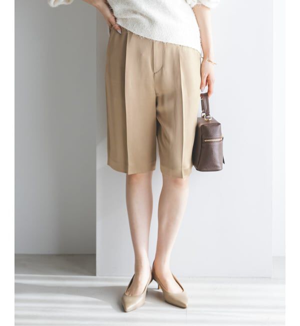 NOBLE「《予約》コンパクトサテンバミューダーパンツ」|その他|