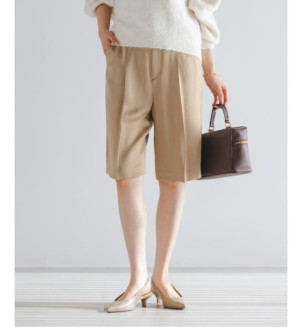 NOBLE「《予約》コンパクトサテンバミューダーパンツ」|その他|