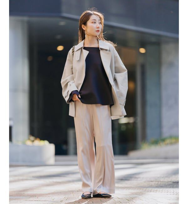 NOBLE「《WEB限定追加予約》コットンダブルクロスハーフコート」|その他|