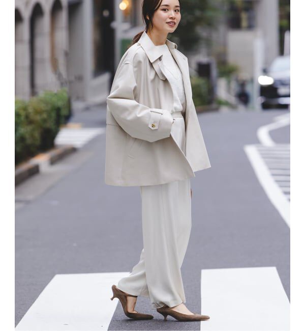 NOBLE「《WEB限定追加予約》コットンダブルクロスハーフコート」|その他|