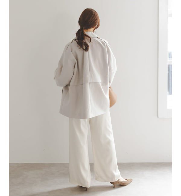 NOBLE「《WEB限定追加予約》コットンダブルクロスハーフコート」|その他|