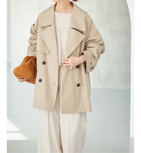 Spick and Span「《新色有り / 追加予約》C/Pミドル丈トレンチコート」|トレンチコート|