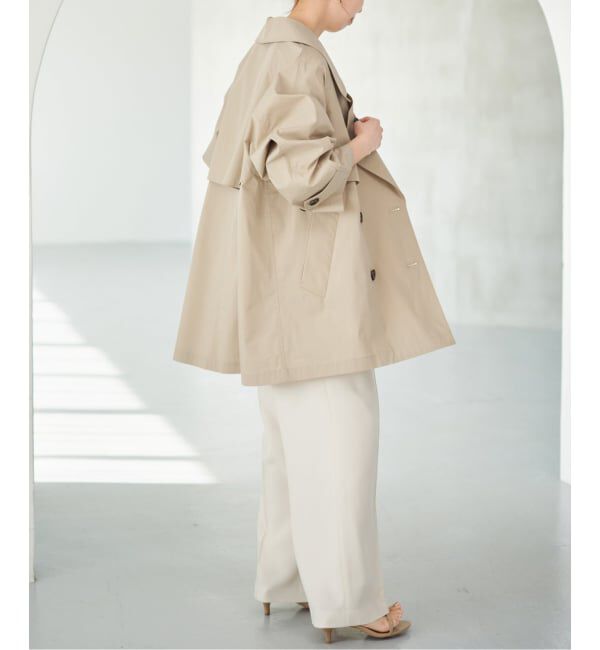 Spick and Span「《新色有り / 追加予約》C/Pミドル丈トレンチコート」|トレンチコート|