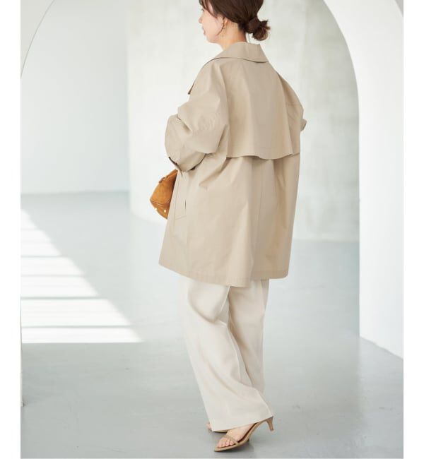 Spick and Span「《新色有り / 追加予約》C/Pミドル丈トレンチコート」|トレンチコート|