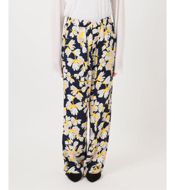 Spick and Span「《予約》フローラルプリントイージーパンツ」|その他|