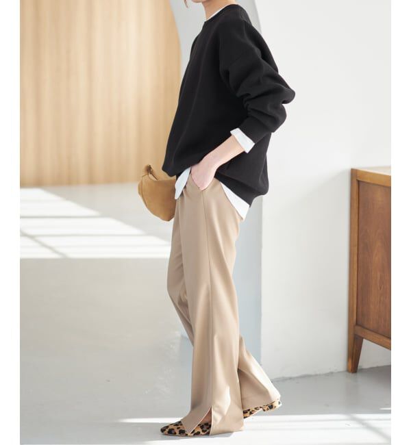 Spick and Span「《一部店舗+WEB限定予約》2枚SET ルーズニット&カット」|ニット・セーター|