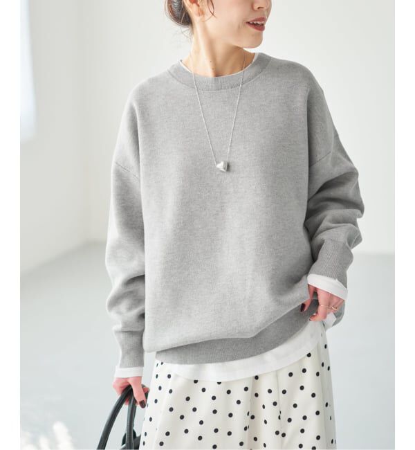 Spick and Span「《一部店舗+WEB限定予約》2枚SET ルーズニット&カット」|ニット・セーター|