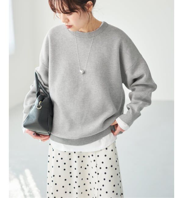 Spick and Span「《一部店舗+WEB限定予約》2枚SET ルーズニット&カット」|ニット・セーター|グレーB