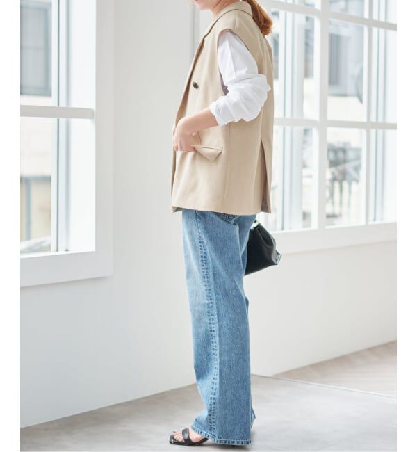 Spick and Span「《予約》エアリーブレンドダブルブレストジレ」|その他|