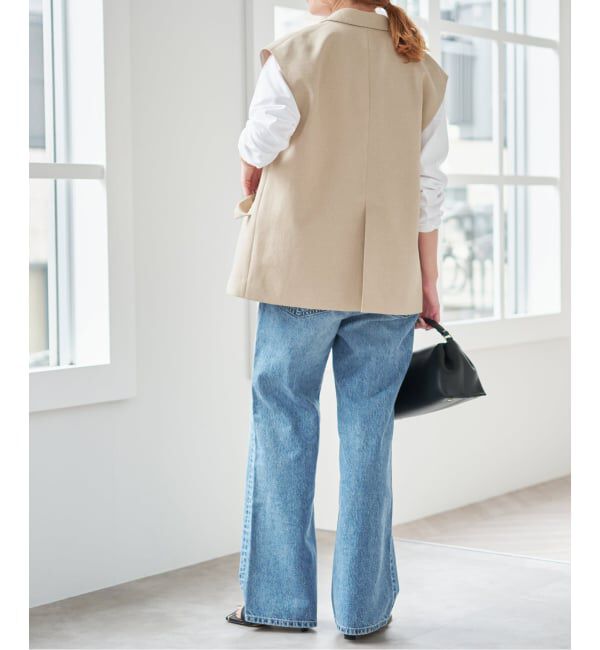 Spick and Span「《予約》エアリーブレンドダブルブレストジレ」|その他|