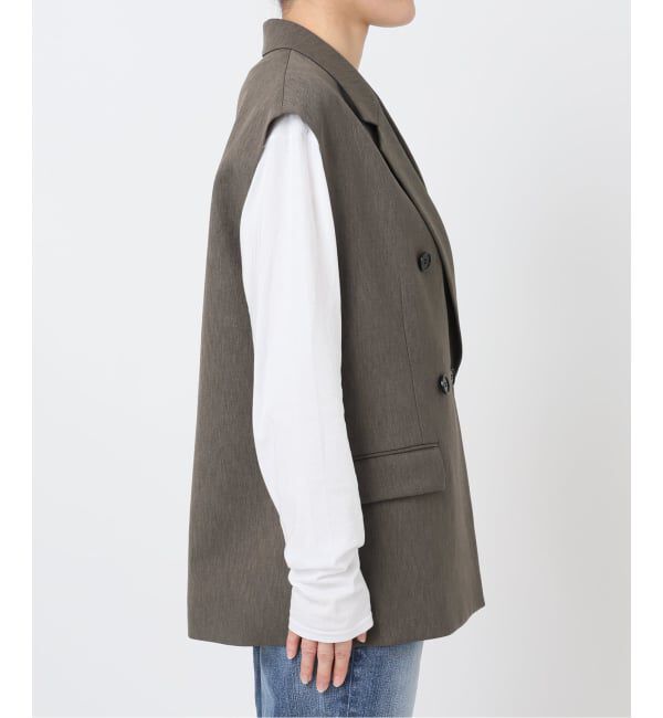 Spick and Span「《予約》エアリーブレンドダブルブレストジレ」|その他|