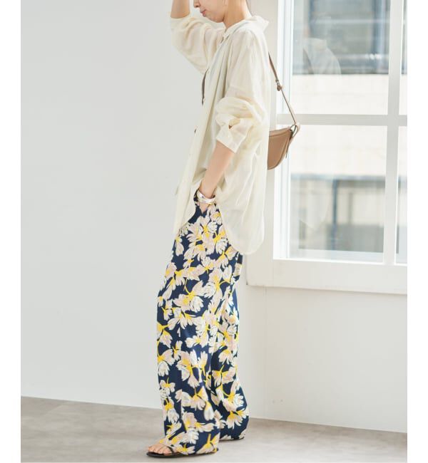 Spick and Span「《新色有り / 追加予約》ガーメントダイカシュクールシャツ」|シャツ・ブラウス|