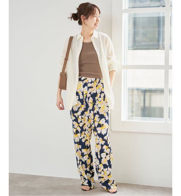 Spick and Span「《新色有り / 追加予約》ガーメントダイカシュクールシャツ」|シャツ・ブラウス|