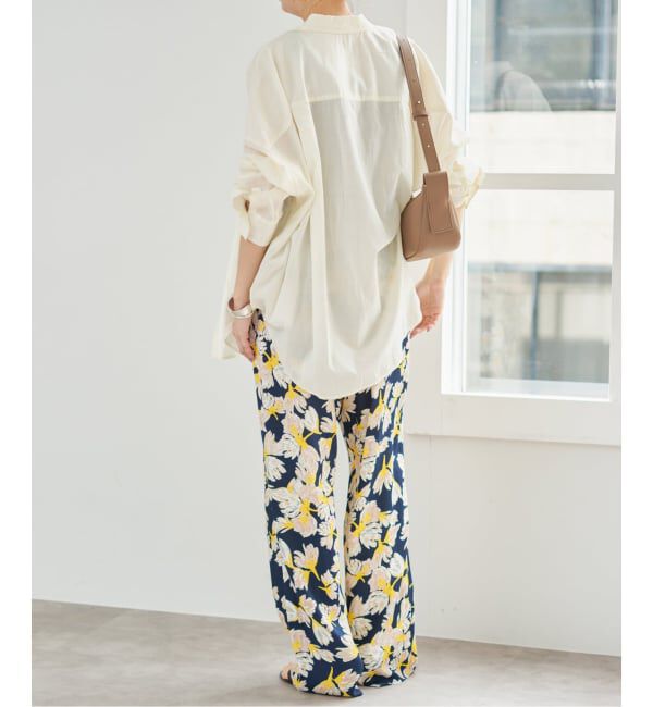 Spick and Span「《新色有り / 追加予約》ガーメントダイカシュクールシャツ」|シャツ・ブラウス|