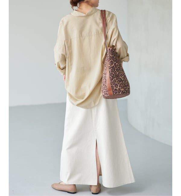 Spick and Span「《新色有り / 追加予約》ガーメントダイカシュクールシャツ」|シャツ・ブラウス|