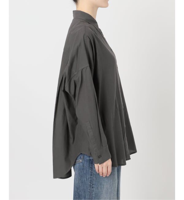 Spick and Span「《新色有り / 追加予約》ガーメントダイカシュクールシャツ」|シャツ・ブラウス|