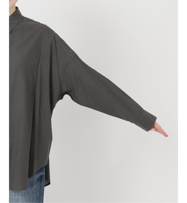 Spick and Span「《新色有り / 追加予約》ガーメントダイカシュクールシャツ」|シャツ・ブラウス|