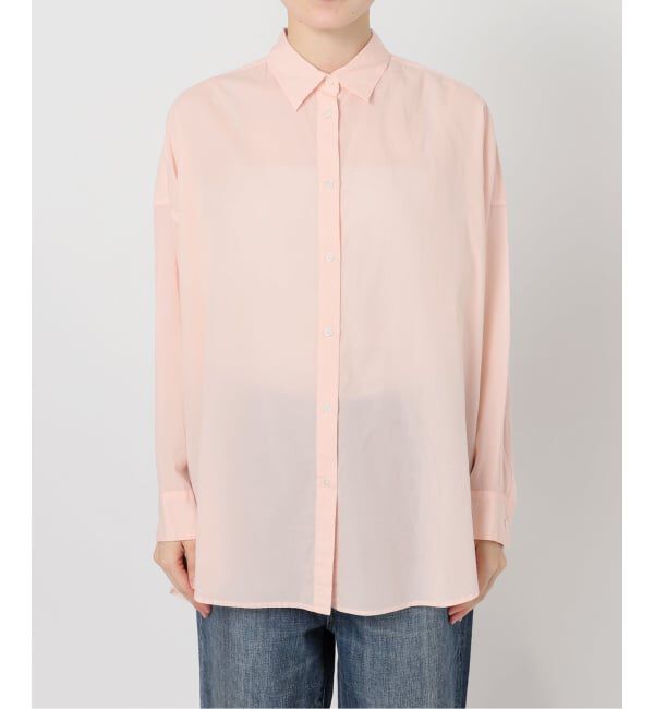 Spick and Span「《新色有り / 追加予約》ガーメントダイカシュクールシャツ」|シャツ・ブラウス|