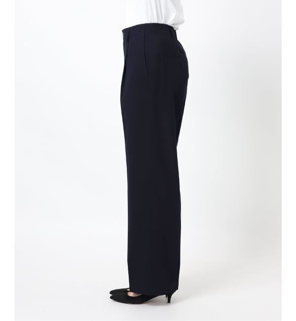 Spick and Span「《予約》ドレープチノ1タックストレートパンツ」|チノ|