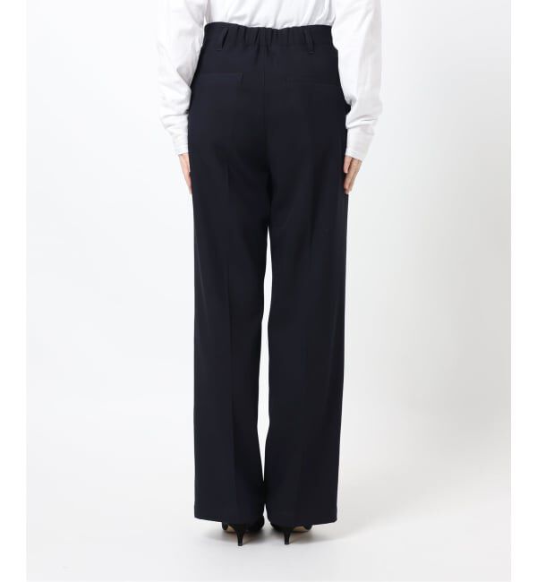 Spick and Span「《予約》ドレープチノ1タックストレートパンツ」|チノ|