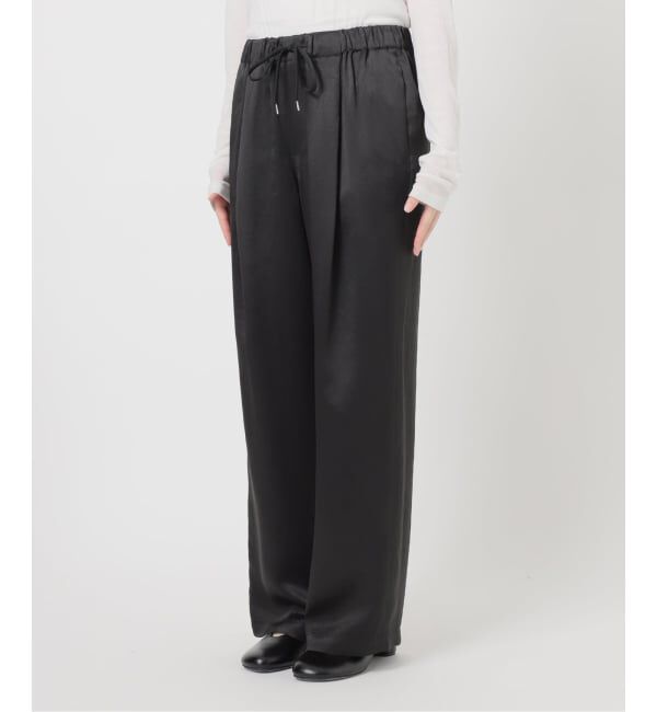 Spick and Span「《新色有り / 追加予約》ワッシャーサテンイージーパンツ」|その他|