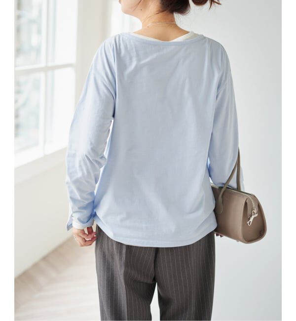 Spick and Span「《一部店舗+WEB限定予約》2枚SET レイヤードプルオーバー」|Tシャツ・カットソー|