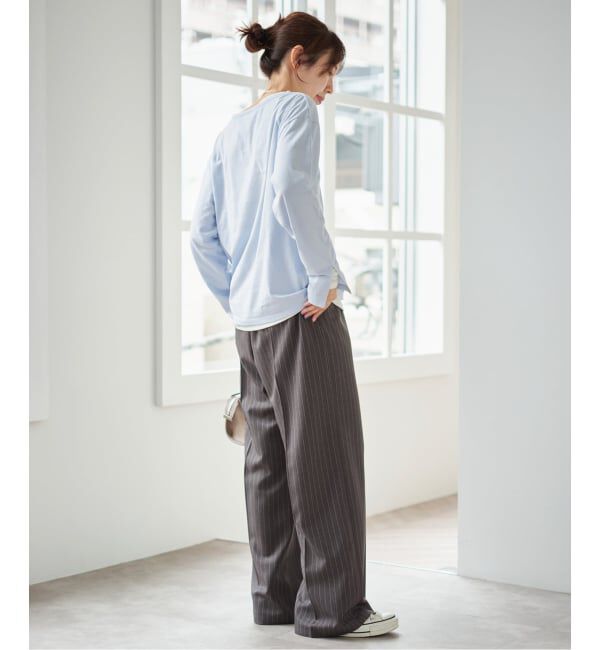 Spick and Span「《一部店舗+WEB限定予約》2枚SET レイヤードプルオーバー」|Tシャツ・カットソー|