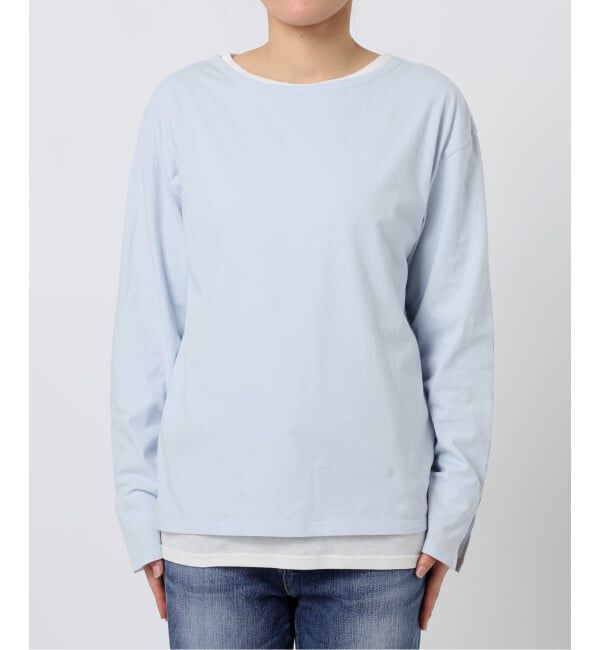 Spick and Span「《一部店舗+WEB限定予約》2枚SET レイヤードプルオーバー」|Tシャツ・カットソー|