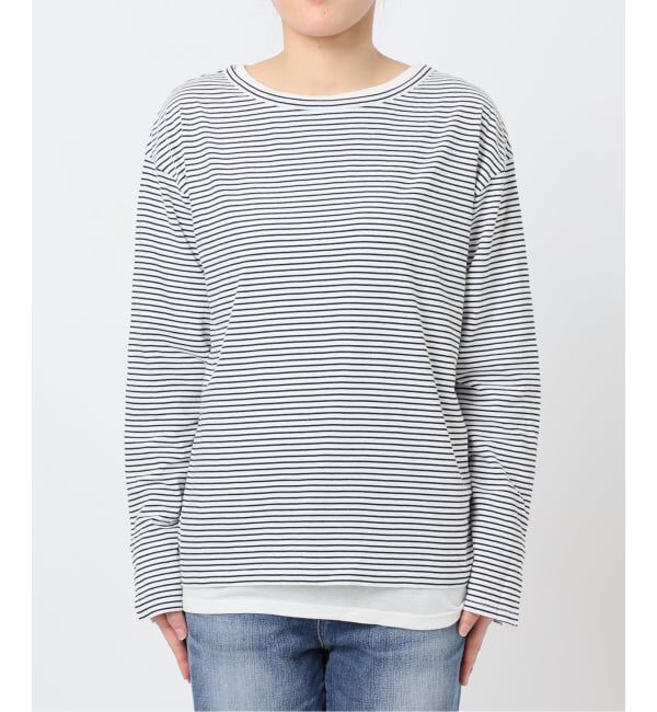 Spick and Span「《一部店舗+WEB限定予約》2枚SET レイヤードプルオーバー」|Tシャツ・カットソー|