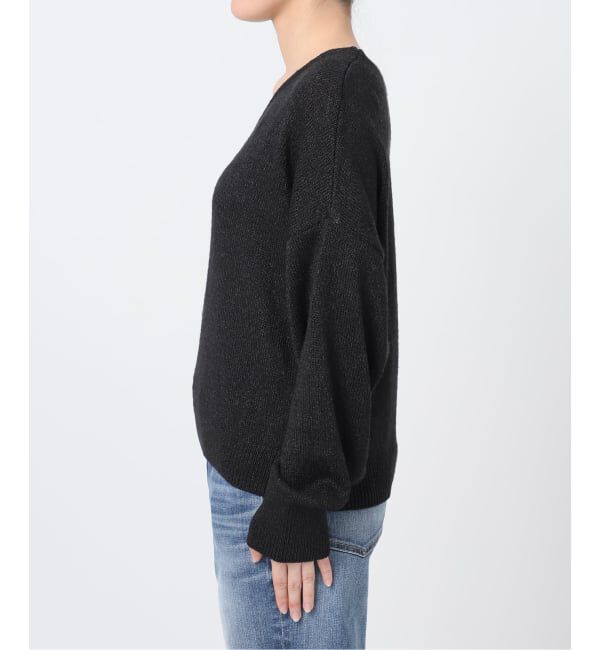 Spick and Span「《予約》レーヨンペーパーヤーンVネックプルオーバー」|ニット・セーター|