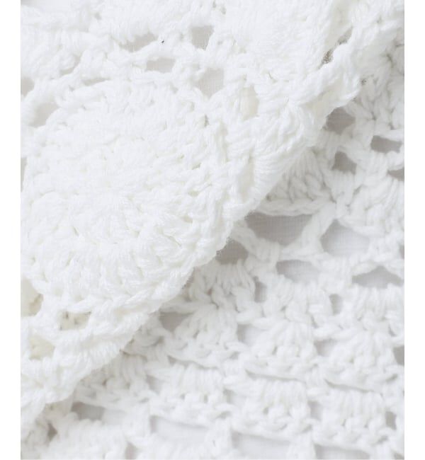 Spick and Span「《予約》コットンカギ針 ニットキャミソール」|キャミソール|