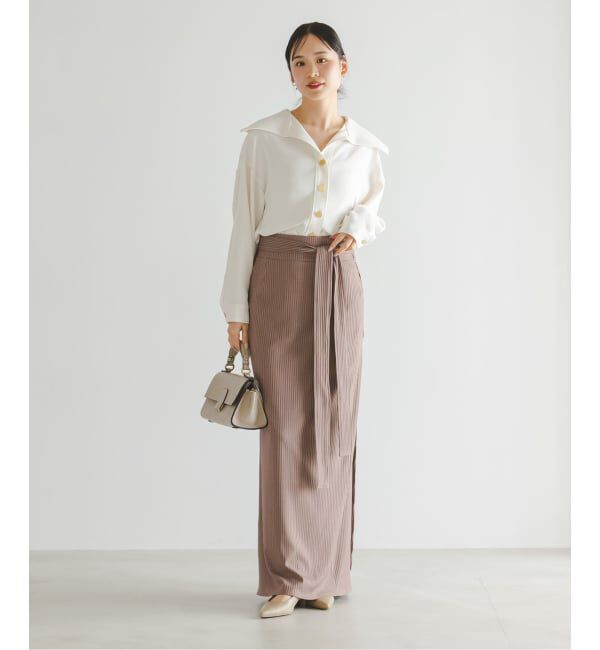 NOBLE「《予約》アニヴェンリブラップスカート」|スカート|