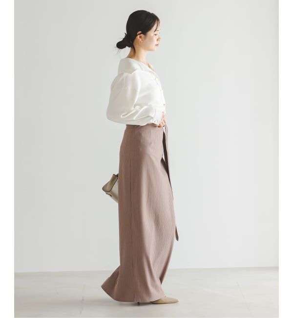 NOBLE「《予約》アニヴェンリブラップスカート」|スカート|