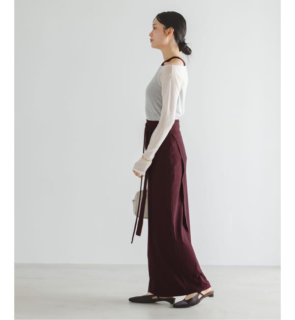 NOBLE「《予約》アニヴェンリブラップスカート」|スカート|